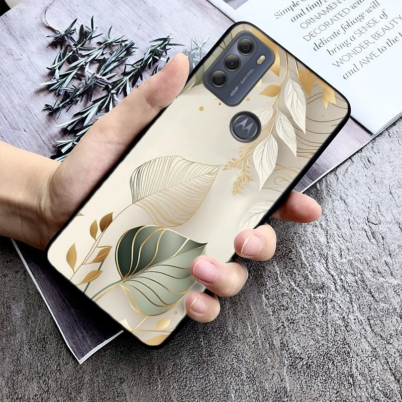 Tropical leaf Phone Case For Moto G84 G23 G24 G31 G32 G41 G51 G52 G53 G54 G71 G82 G42 G62 G200 G Play G Stylus