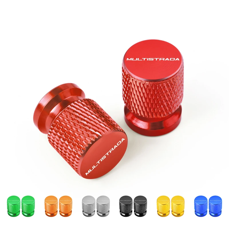 

2PCS Tire Valve Caps Tyre Stem Covers Airdust Waterproof For DUCATI Multistrada 950 1100 1260 1200 S GT 1200S V4 Accessories