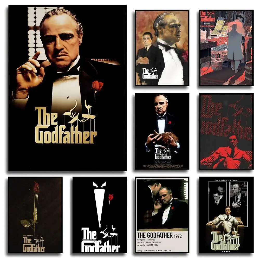 T-The-Godfather Poster Picture Canvas Painting Wall Art Home Decoration Print For Living Room Decor