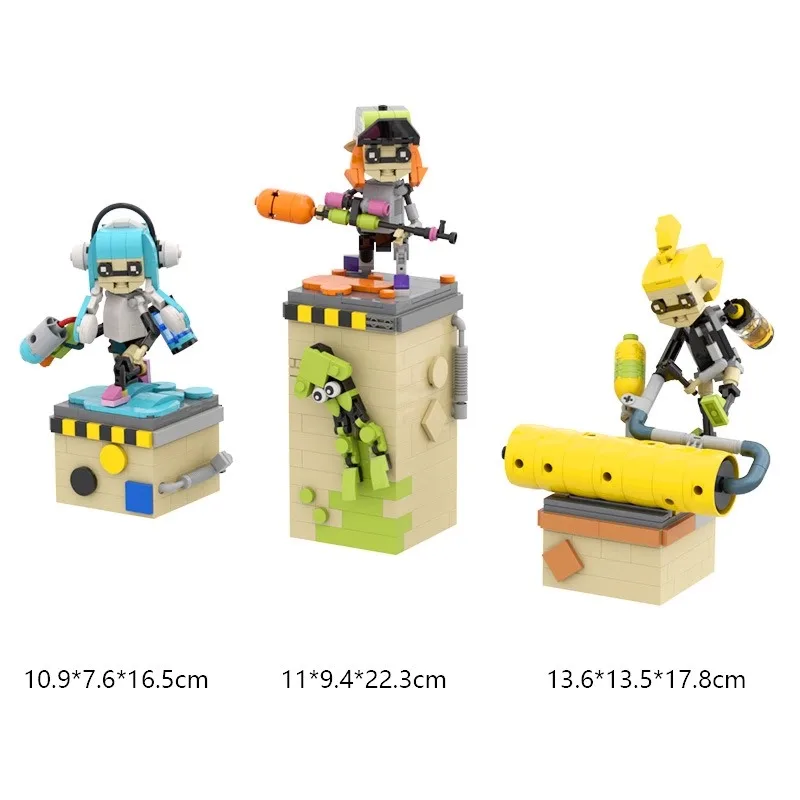 

In Stock Splatoon3 Jet Warriorta Squid and Octopus Character Models Anime and Game Peripheral Action Figures