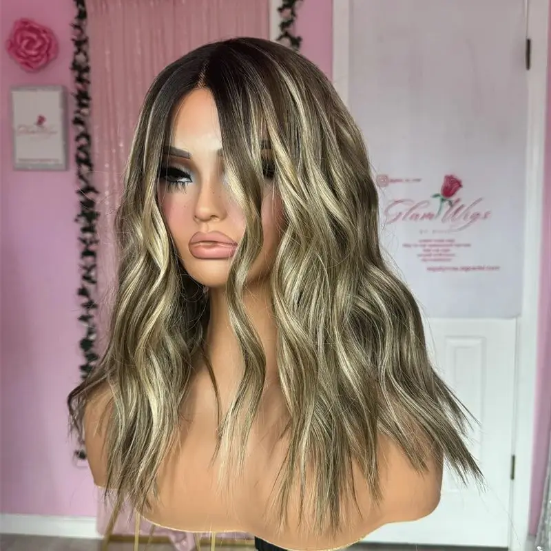 

Коричневый Медовый Блондин Премиум Парик Шнурка Темно-Пепельно-Блондинка Парики для Женщин Бесклеевая Одежда и Go Синтетический Парик Шнурка Маленький Большой Косплей