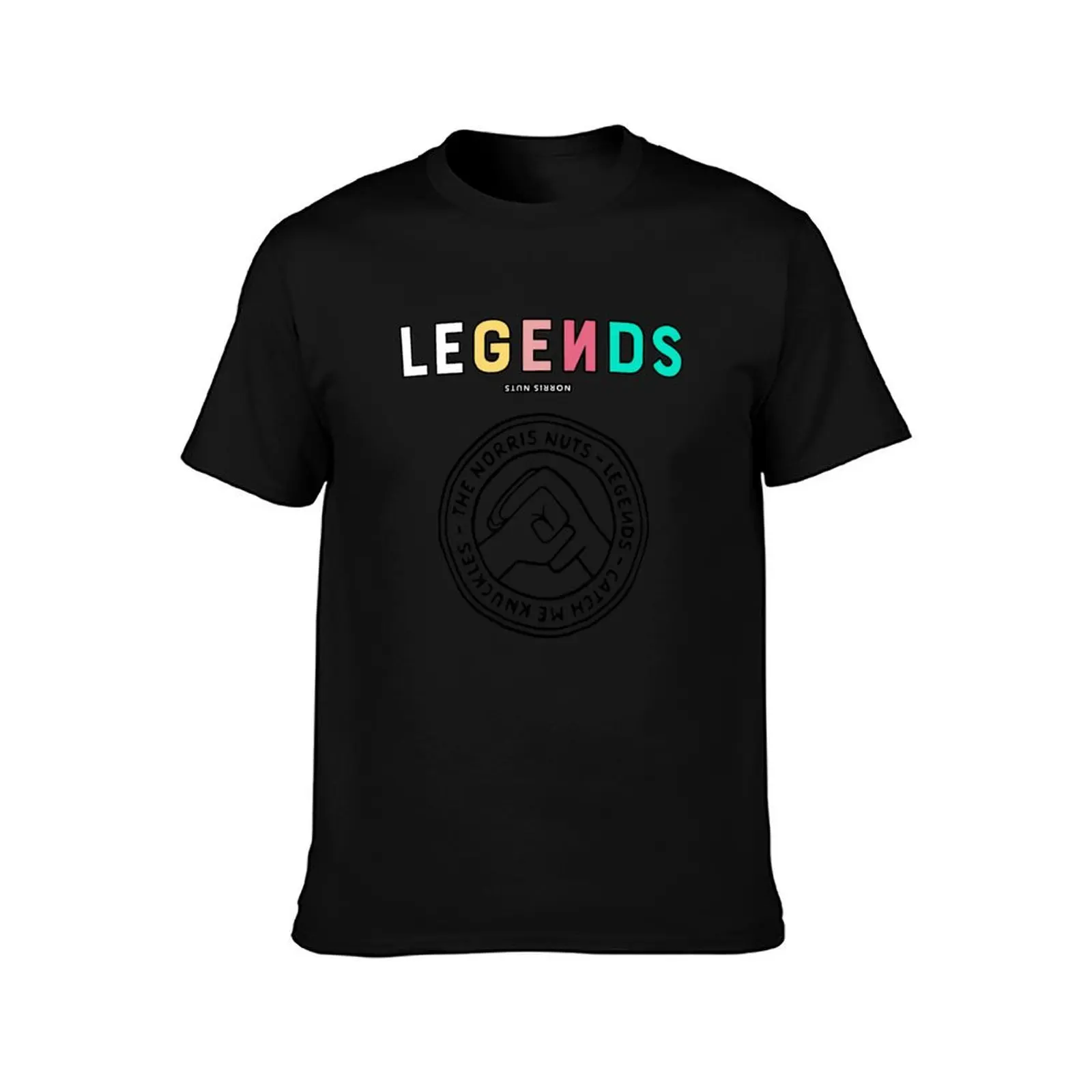 The Norris Nuts Legends Catch Me Knuckles T-Shirt Holiday Casual Short Sleeve Top