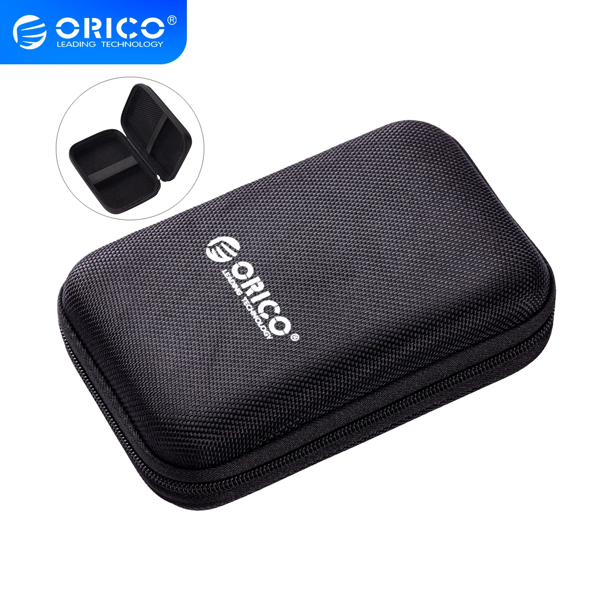 ORICO 2.5 인치 HDD 박스 가방 케이스, 외장 휴대용 하드 드라이브 가방, HDD HDD 박스 케이스, 보관 보호, 블랙, 레드, 블루 