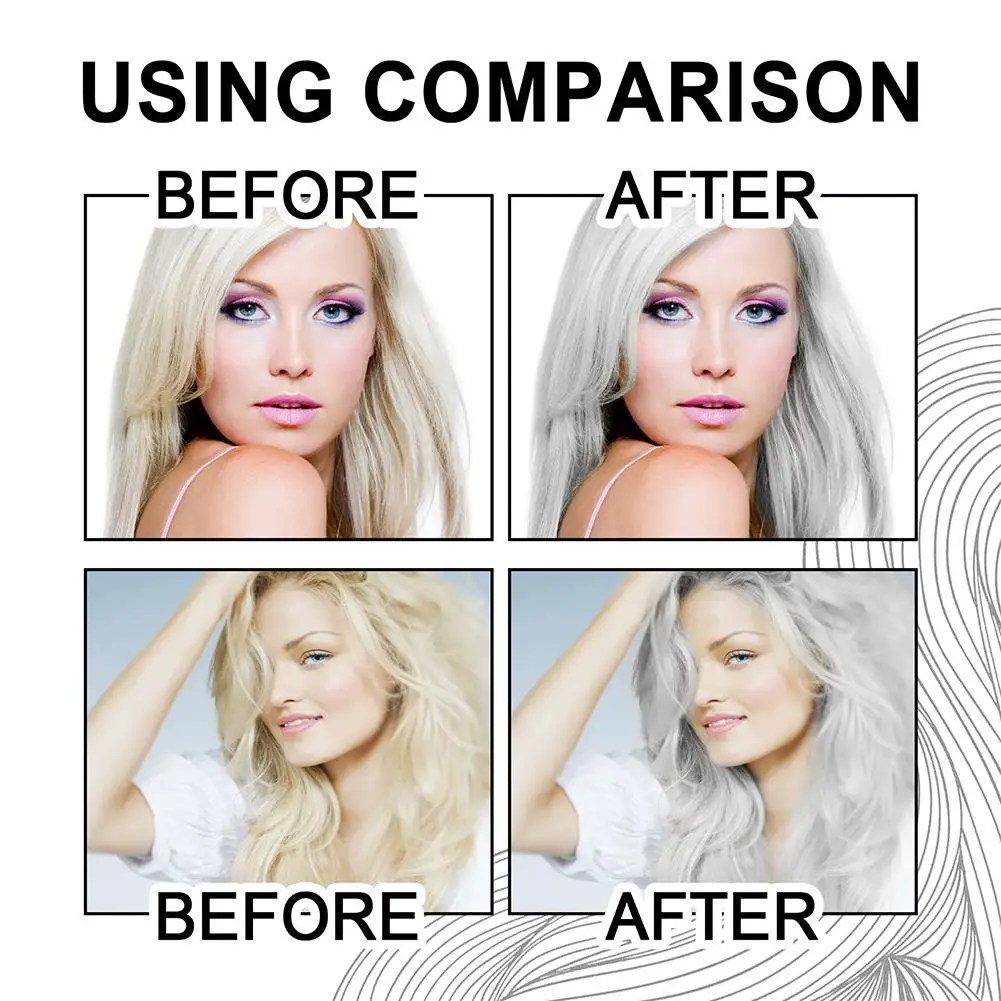 

Gray Color Hair Dye Cream Light Grey Silver Permanent Gray Cream Punk Smoky Style Dye Unisex Creams Hair Hair Color T6P8