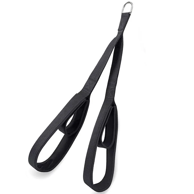 Cuerda para tríceps para Fitness, accesorio de Cable de entrenamiento para tirar hacia abajo, correas de tensión de doble extremo para entrenamiento de bíceps y bíceps