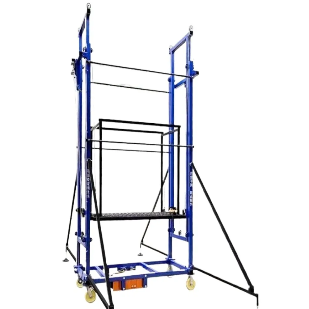 

Electric scaffolding foldable remote control hydraulic lifting platform