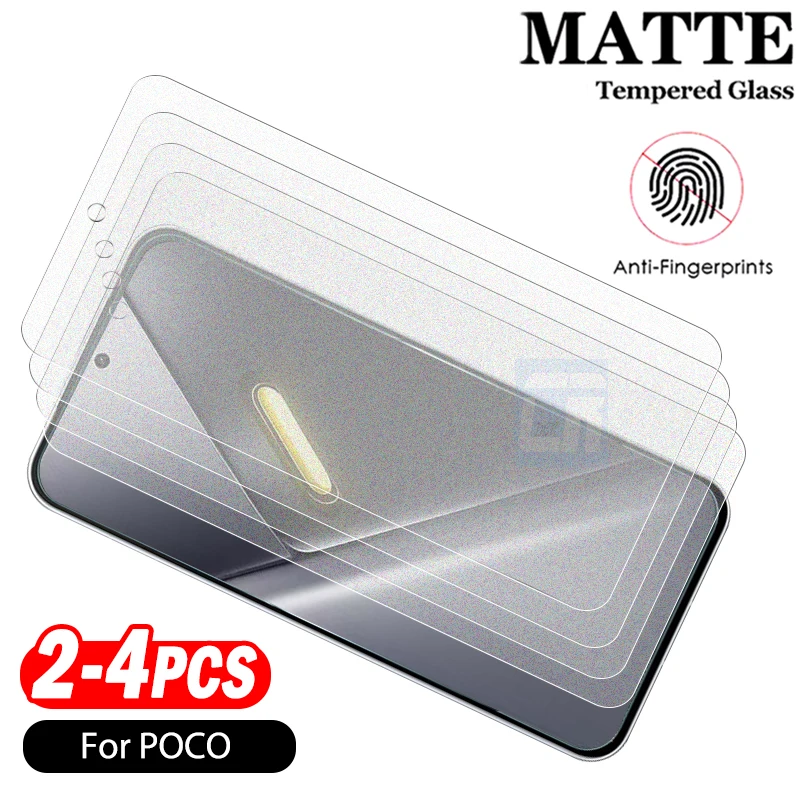 

2/3/4Piece Anti-Glare Matte Tempered Glass for Xiaomi Poco X8 Pro Max Screen Protector for Poco X8 Pro Frosted Protective Glass