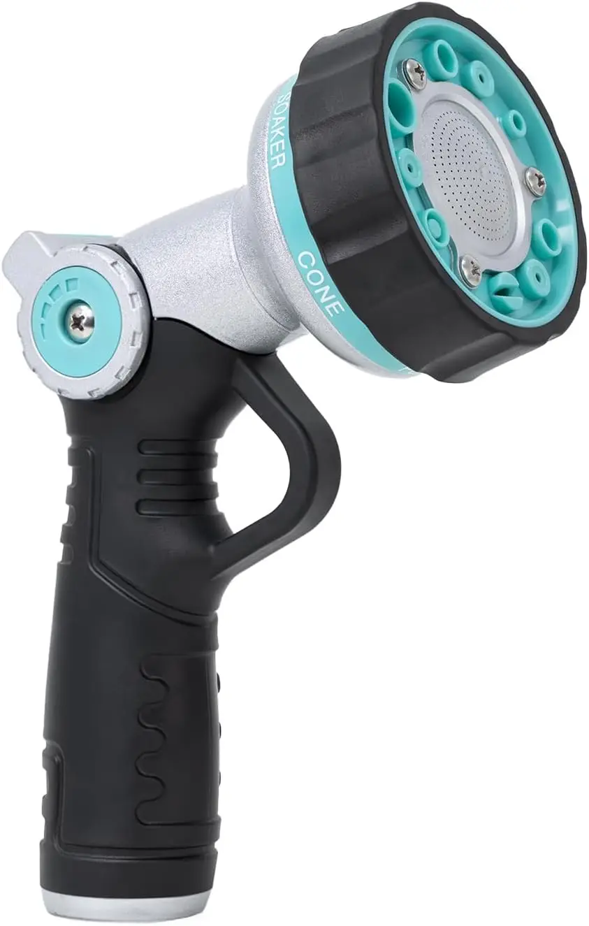 

Прочная конструкция, 6 регулируемых режимов распыления, управление одной кнопкой и режим погружения, подходит для полива газонов и мойки автомобилей.