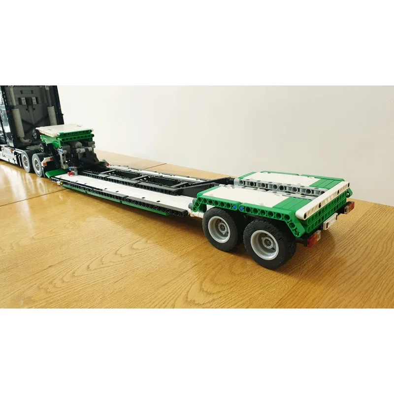 

MOC-40369 New Detachable Low-Load Flatbed Trailer Building Block Model, 613 Parts, Birthday Toy Gift for Boys and Children