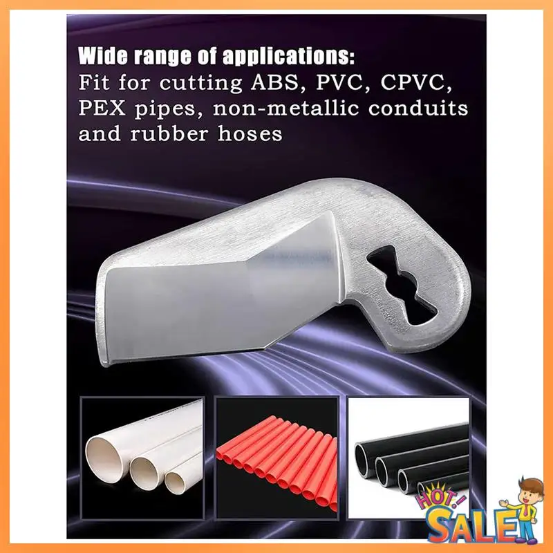 AB68 48-44-0405 M12 PVC Replacement Shear Blade For Plastic Pipe, Fit For 2470-20, 2470-21, PVC, ABS, PEX