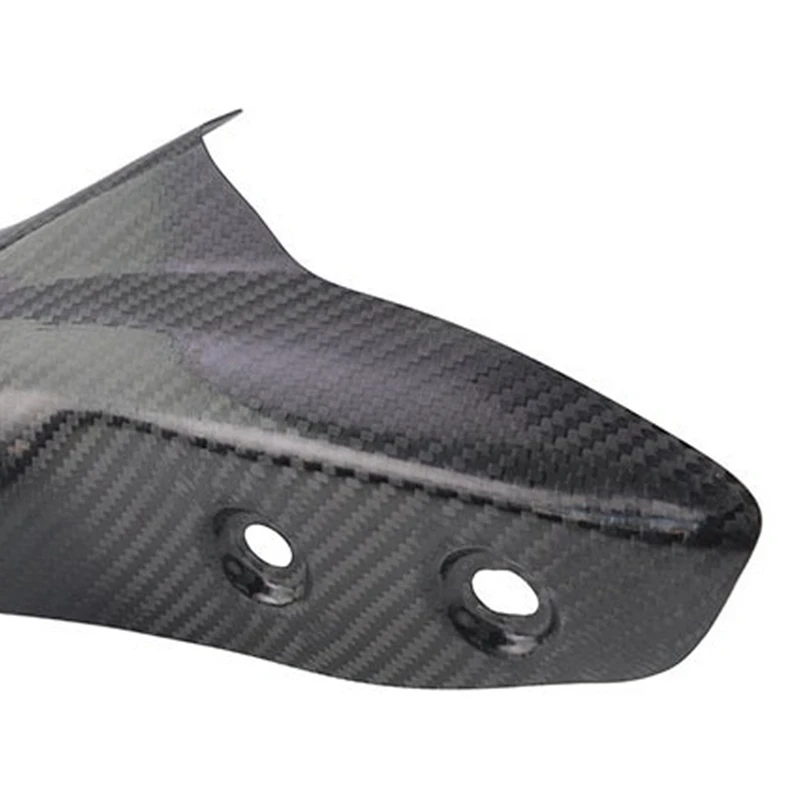 Motorcycle Exhaust Muffler Escape Cover Carbon Fiber Protector Heat Shield Cover Guard For Qianjiang Srk600 Parts