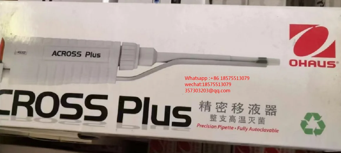 For OHAUS AH-50 ACROSS PLUS Precision Pipette·Fully Autoclavable AH50 AH 50