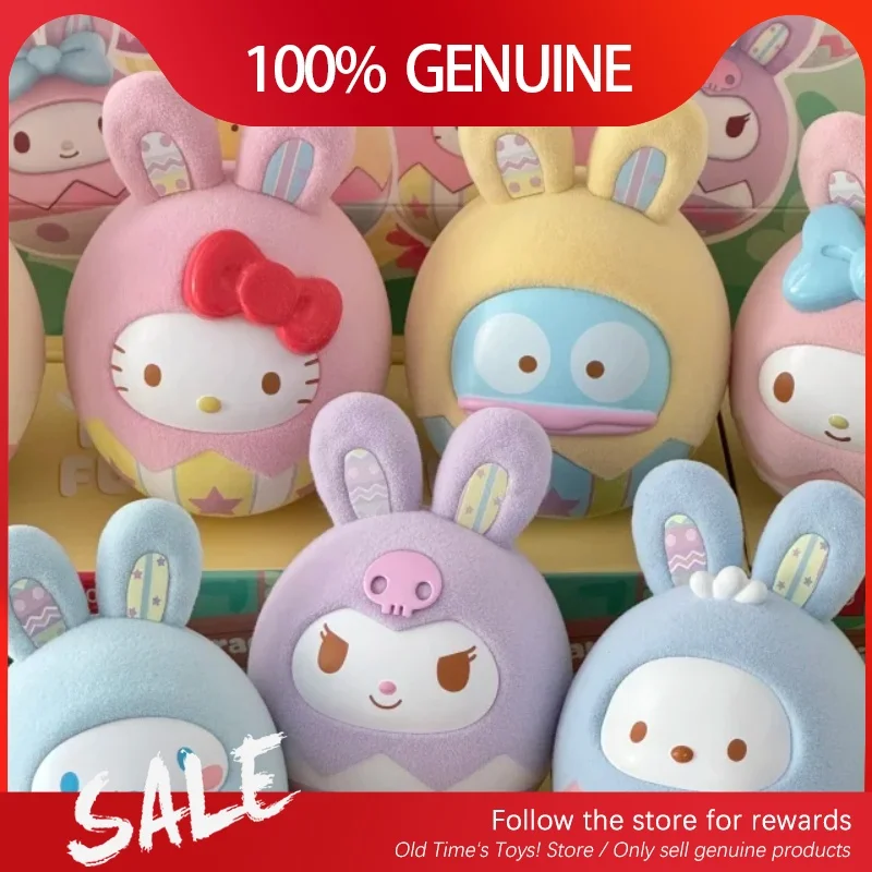 Echte neue Kuromi Kitty Charaktere Kaninchen Spaß Ei Serie Blind Box süße Kuromi Kitty trendige Spielzeug Desktop Ornamen Geburtstagsgeschenk