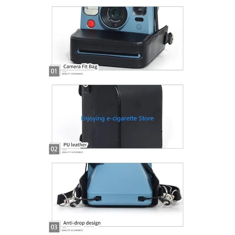 Durability Instantly Photo Camera Bag With Shockproof Padding Quick Access Pocket Y4QF