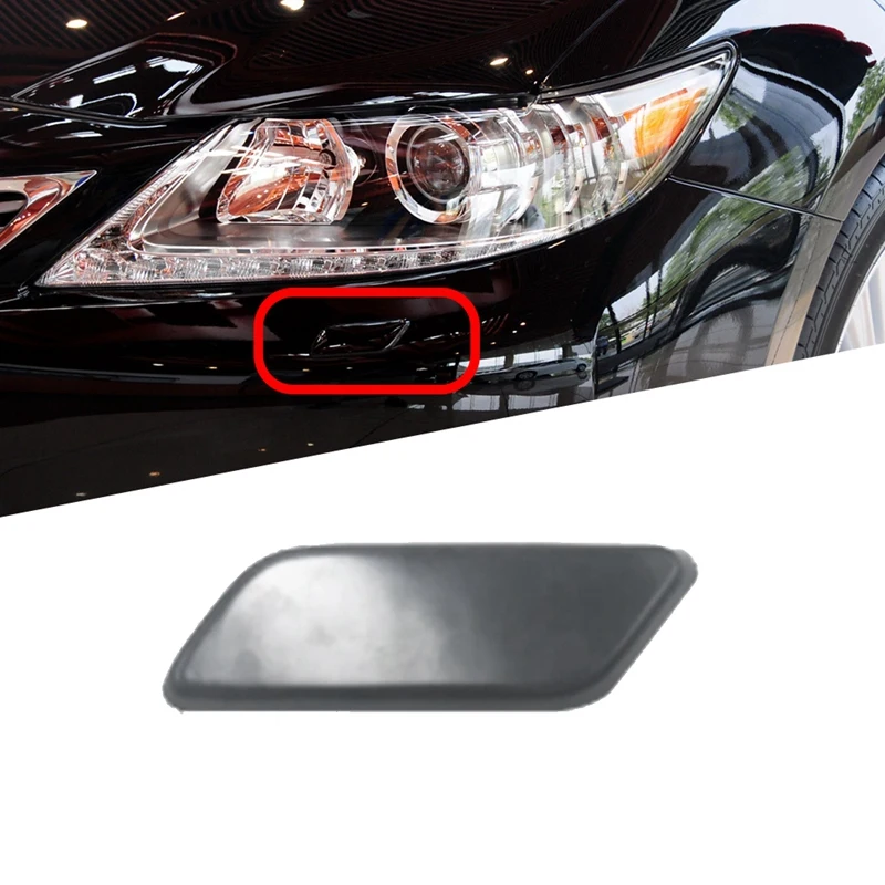 Front Headlight Washer Spray Nozzle Cover Cap For Lexus ES250 ES300H 2012 2013 2014 L: 85354-33010 R: 85353-33010 Durable