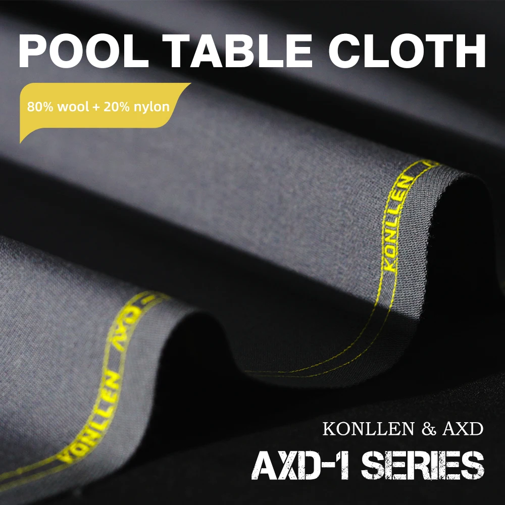 

KONLLEN AXD Pool Table Felt for American 9 ball Pool Table with 6 Cloth Strips Pre Cut Billiard Table Cloth Felt Billiard Cloth