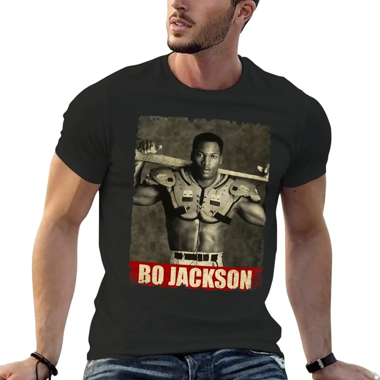 

Bo sport Jackson - RETRO STYLE T-Shirt summer clothes street wear oversized shirts graphic tee men