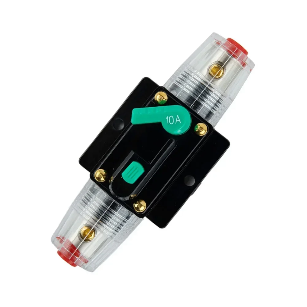 

Stay Safe from Power Surges with this 10A 100A AMP Circuit Breaker Fuse Waterproof 12V 48V DC and Easy to Use!