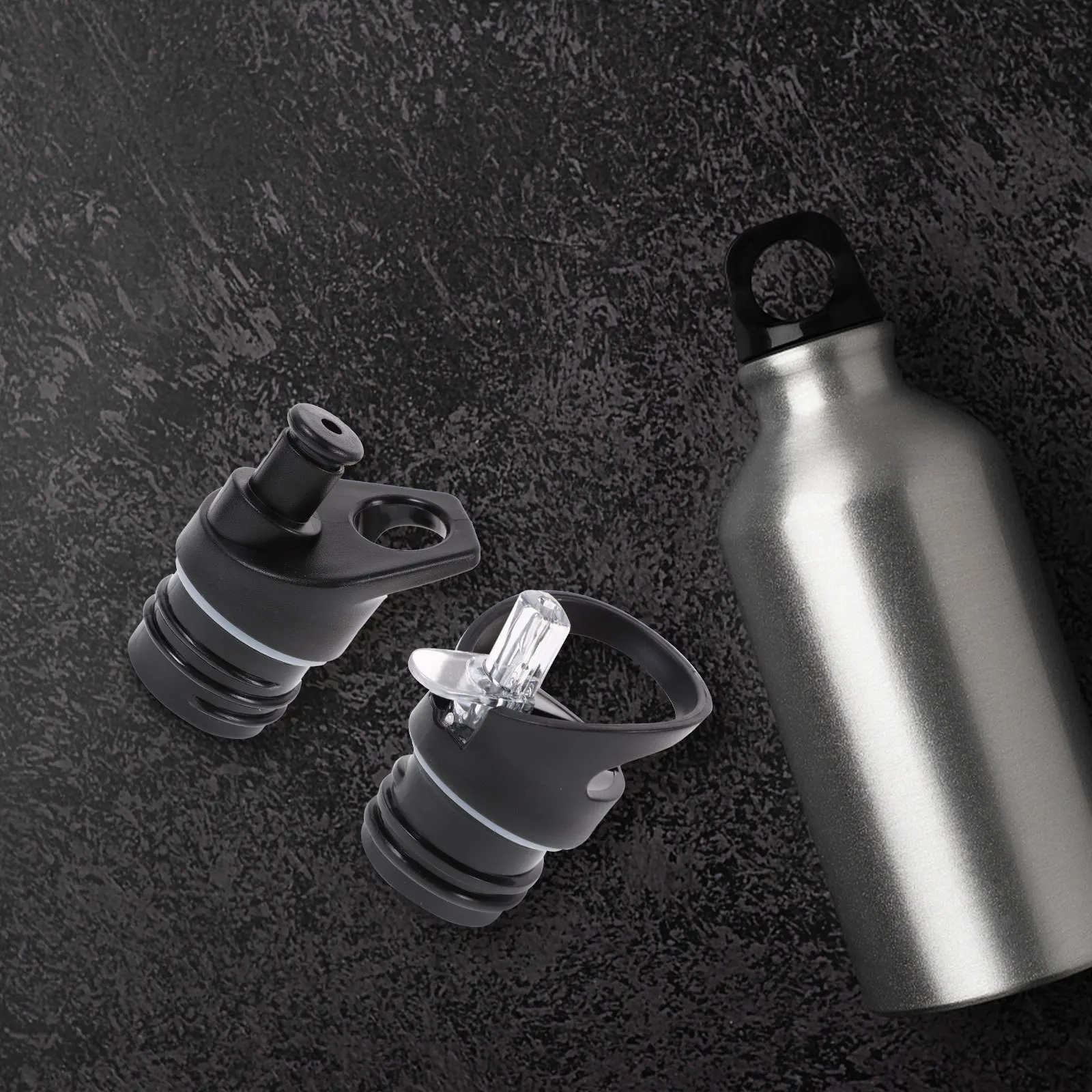 

2 Pcs Drinking Bottles Attachments Daily Use Lid Lids Accessories Top Replacement