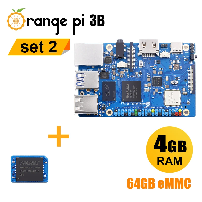Recensione e valutazione del Orange Pi 3B 4G RAM 64G EMMC: una scheda demo potente per sviluppatori e appassionati