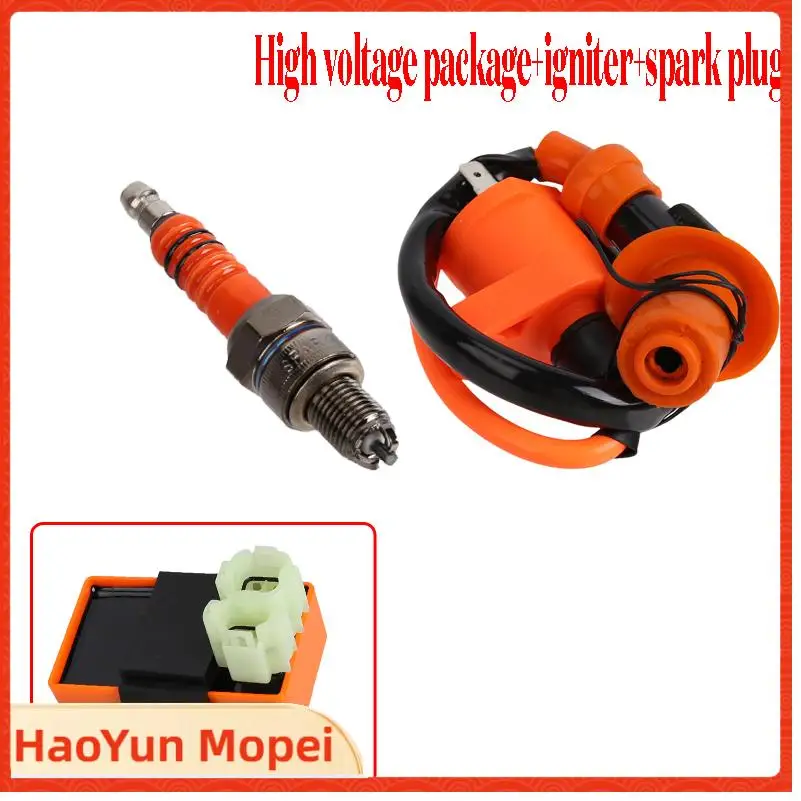 Motorbike Ingition Set 1pc Racing CDI + Spark Plug + Ignition Coil Kits For GY6 50/125/150CC 4-stroke Scooter Parts