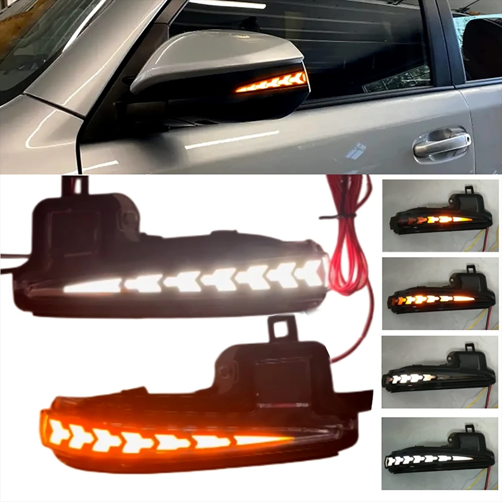 

Side Mirror LED Dynamic Turn Signal Lights For Toyota RAV4 XA50 Highlander XU70 2020-2022 Side Wing Reversing Indicator Lamp