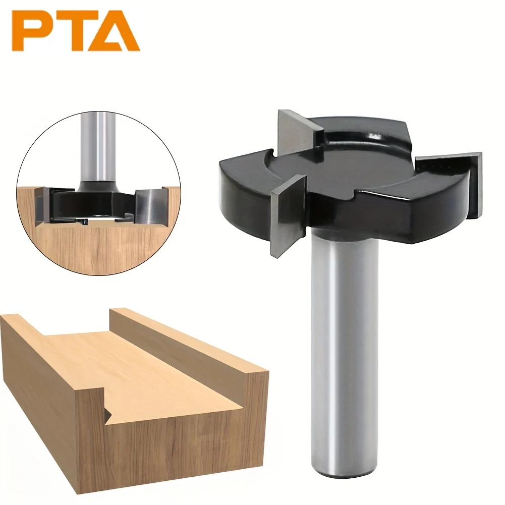

1/4 Shank Milling Cutter Wood Carving CNC Spoilboard Surfacing Router Bits Slab Flattening Router Bit Planing