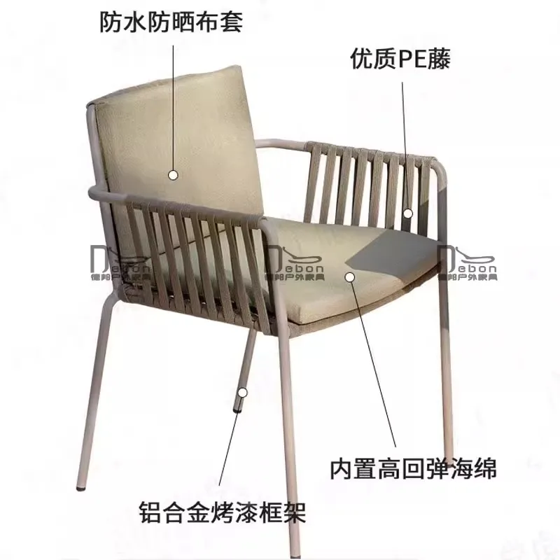 

Outdoor tables and chairs Balcony Simple leisure Open-air