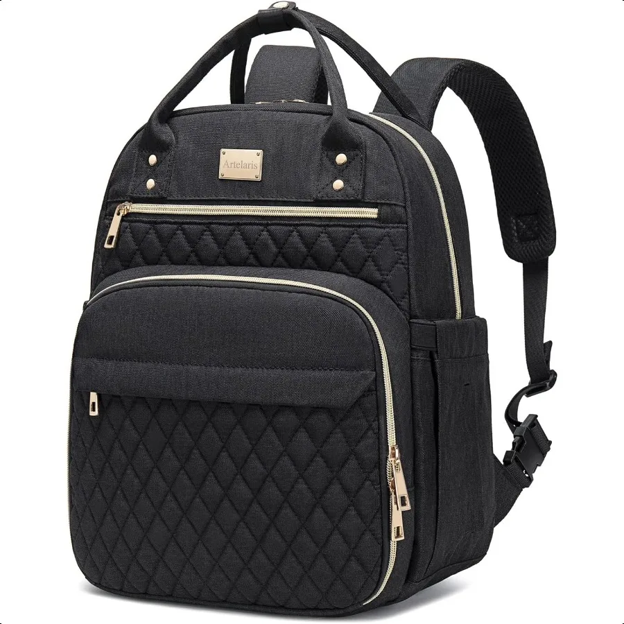 

Stylish Insulated Lunch Backpack for Women Waterproof Travel Cooler Bag for Teacher Work School Picnic Book