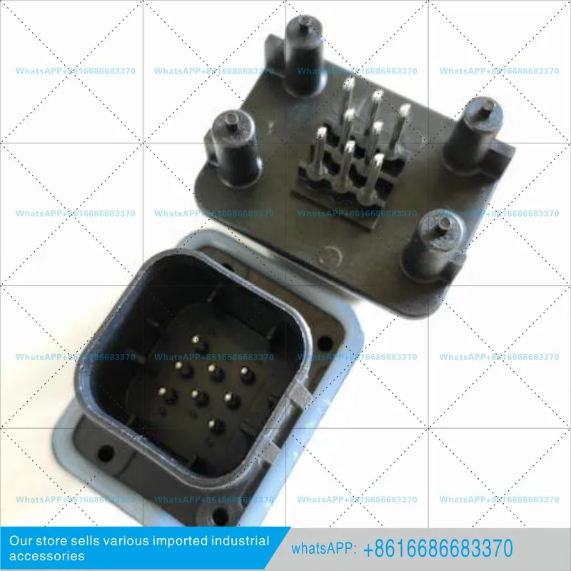 776276-1 Needle holder 4mm spacing 8 holes 3 rows waterproof 8A tinned vertical through hole - welding