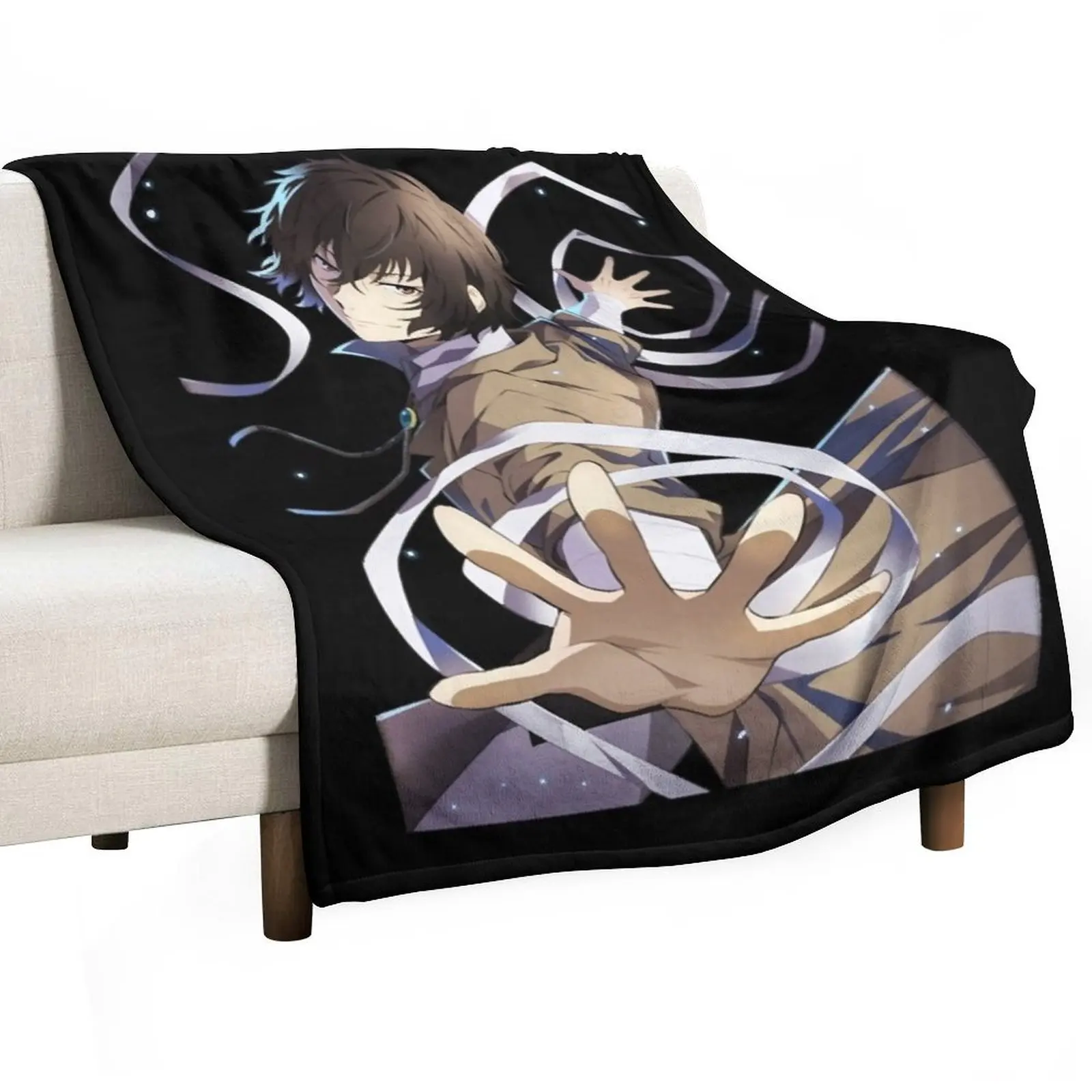 Women Men Dazai Mayoi Card 19 Gifts For Christmas Throw Blanket For Sofa Thin blankets and throws Thins Blankets