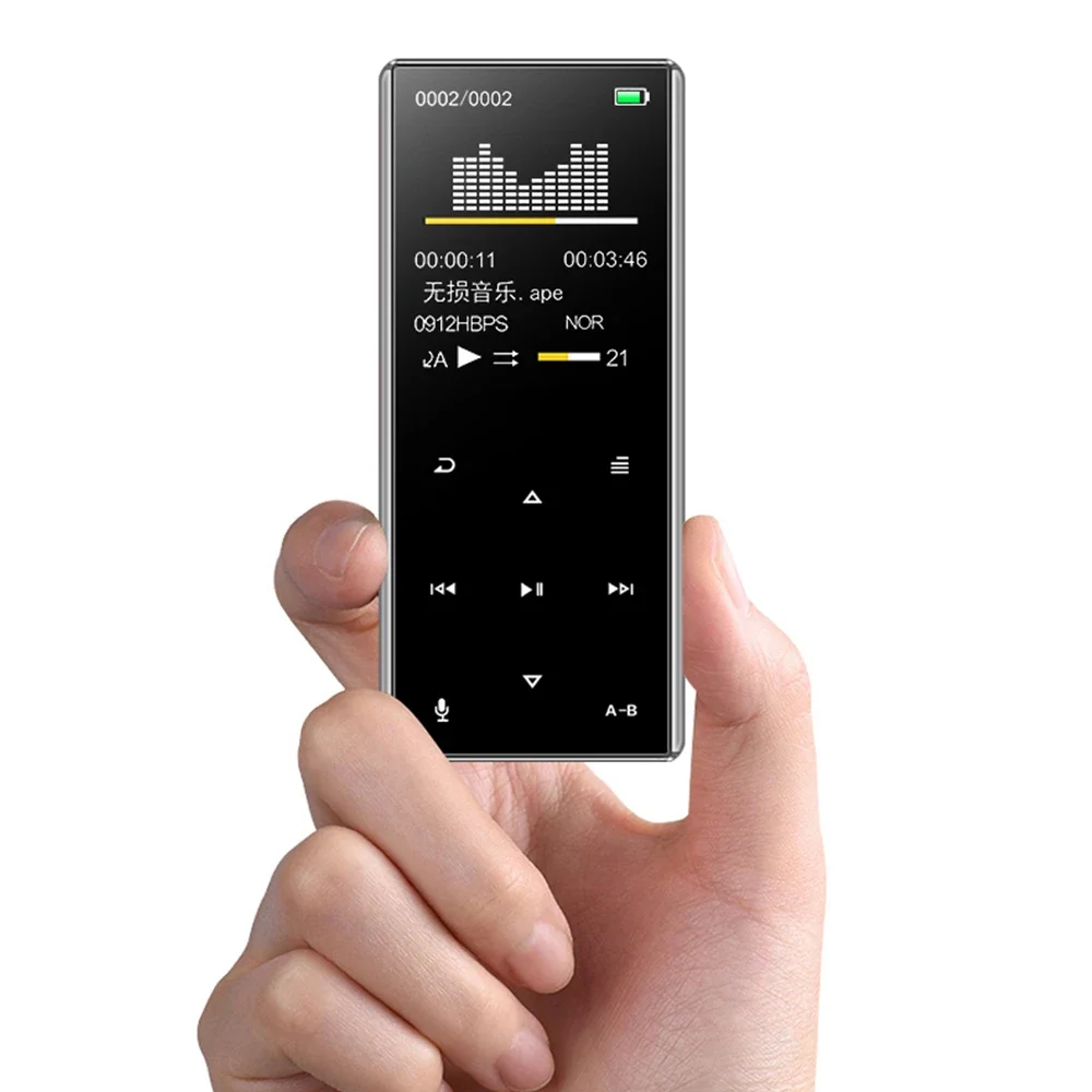 

Bluetooth MP3 Player with Speaker HIFI Lossless Music Player Video MP4 Walkman Support FM Radio Recorder Ebook TF 2025 Hot Sale
