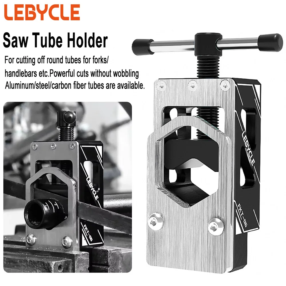 

LEBYCLE Bicycle Saw Tube Holder Bike Fork Handlebar Seat Post Cut Tube Holder For Road Mountain Bike
