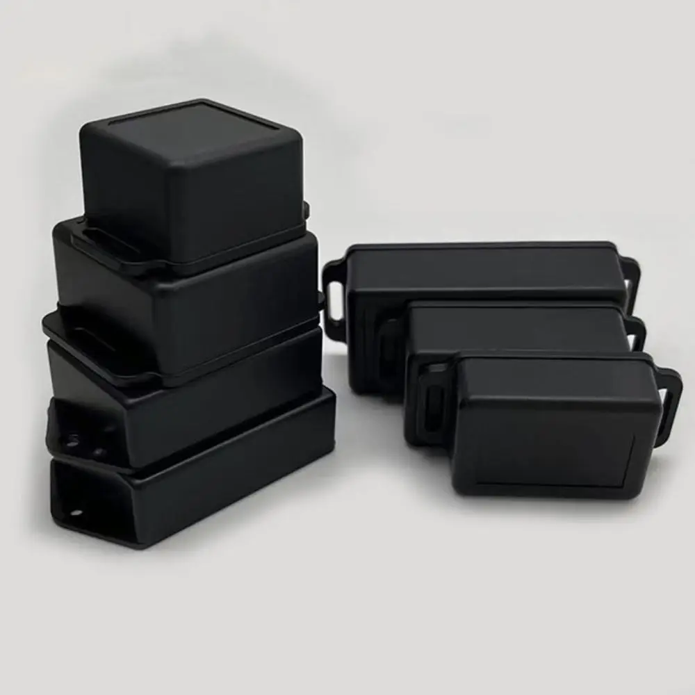 

ABS пластик DIY корпус инструмент электронный проект коробка водонепроницаемая печатная плата коробка черный 9 стилей электроприборы