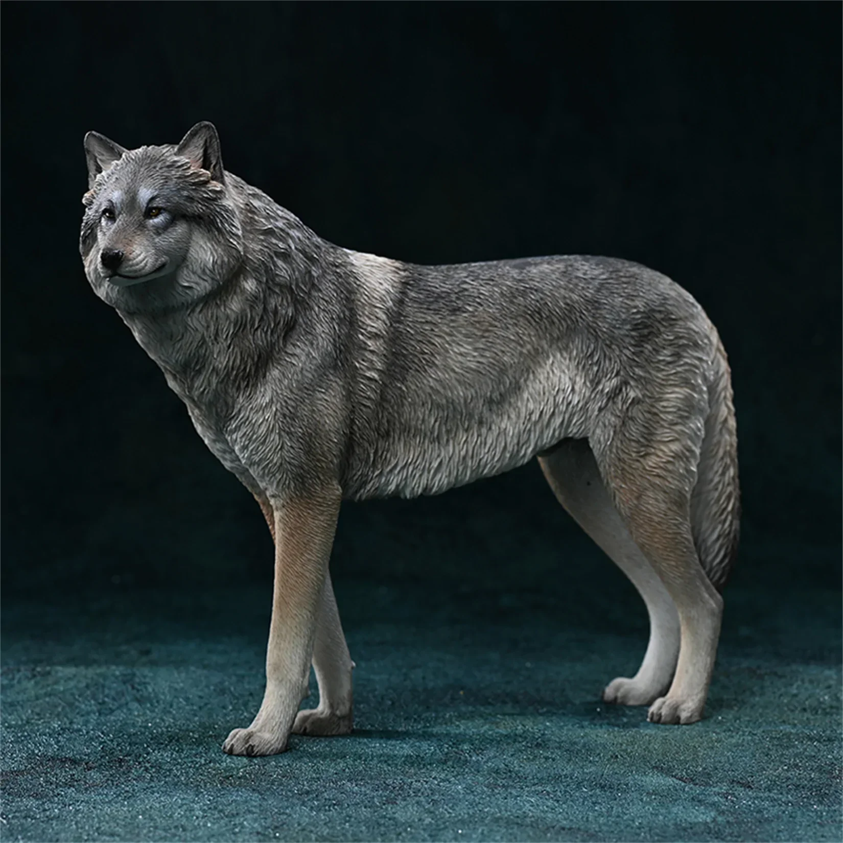 JXK 1/6 Arctic Wolf Model Canis Lupus Arctos Animal Decoration Collection Soldier Accessory Birthday Gift Photography Props