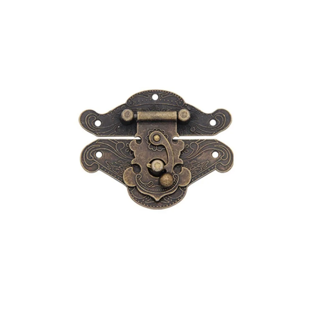 Lock Catch Latch Hasp Mini Retro Various Sizes Wooden Box Antique For Wooden Jewelry Boxes Notebook Zinc Alloy