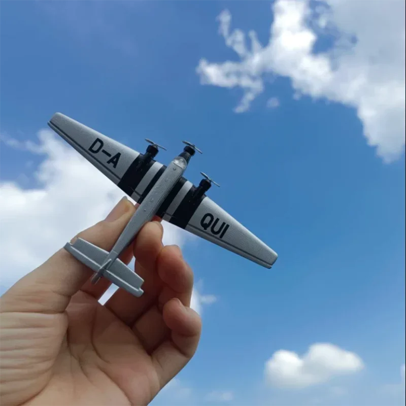 مقياس 1/250 أجنحة الشيطان لوفتهانزا الألمانية-Junker Ju52 نموذج طائرة معدني مصغر لعبة مجموعة تذكارية للأولاد