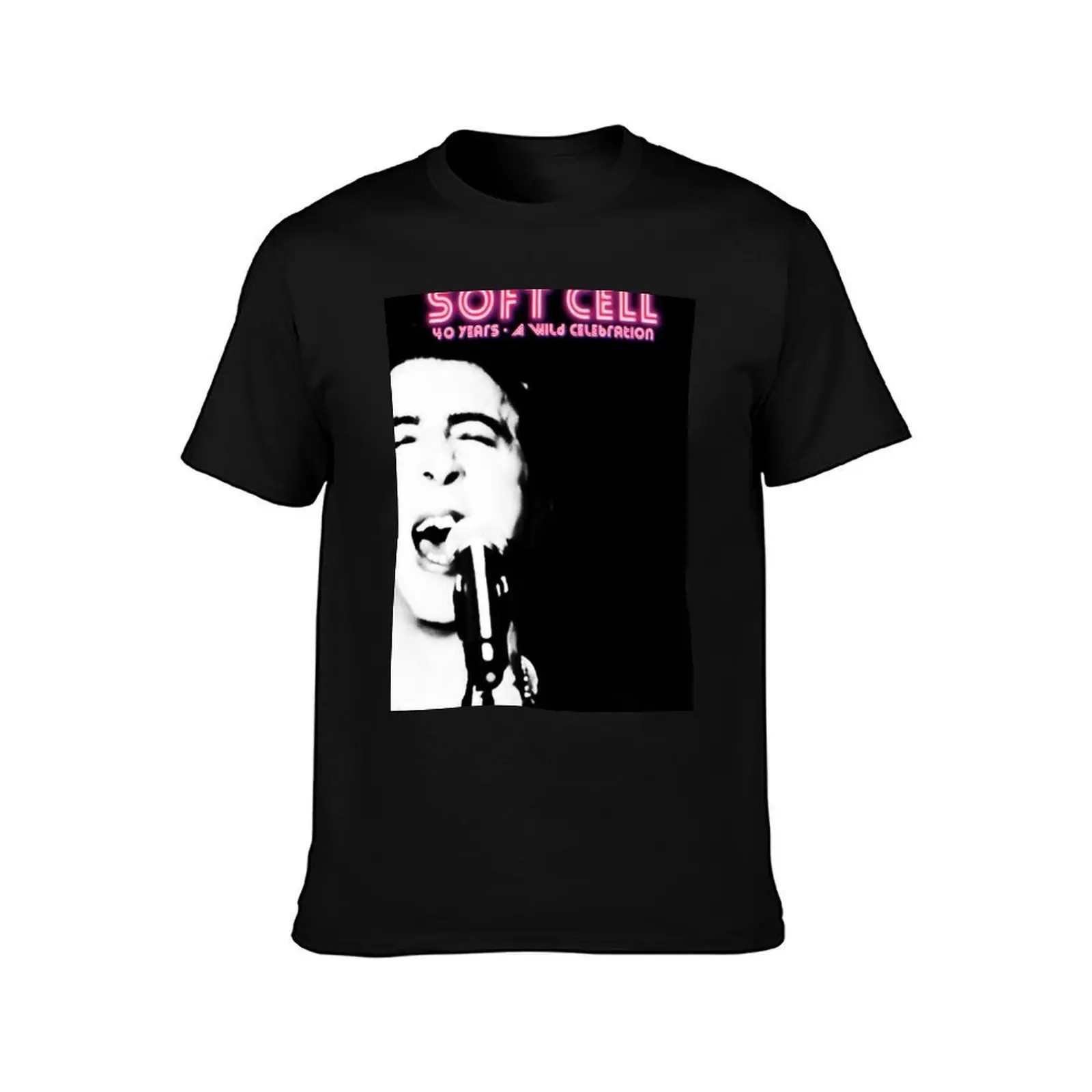 Soft Cell - A Wild Celebration T-Shirt, Summer Casual Cotton Tee, Oversized Streetwear Tops, Vintage Graphic Print, 100% Cotton