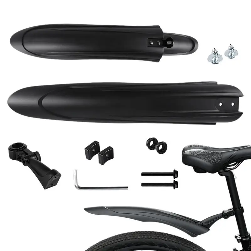 Mountain Bikes Fenders Cycling Tire Fenders Mudguards Widened Rear Tire Splash Guard Rain Guard Gravel Fenders For Against