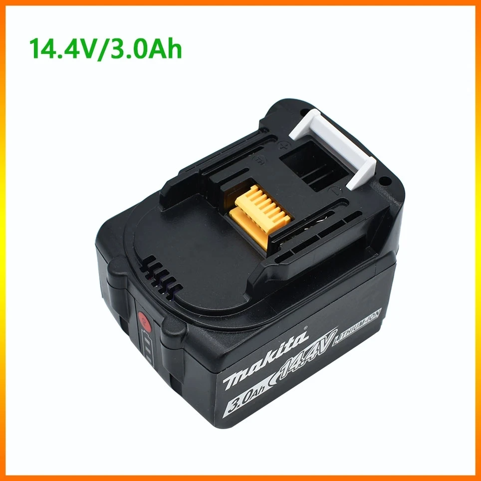 14.4V 3000mAh Makita BL1430 BL1415 BL1440 196875-4 194558-0 195444-8 3.0Ah 14.4V Makita rechargeable battery for LED indicator