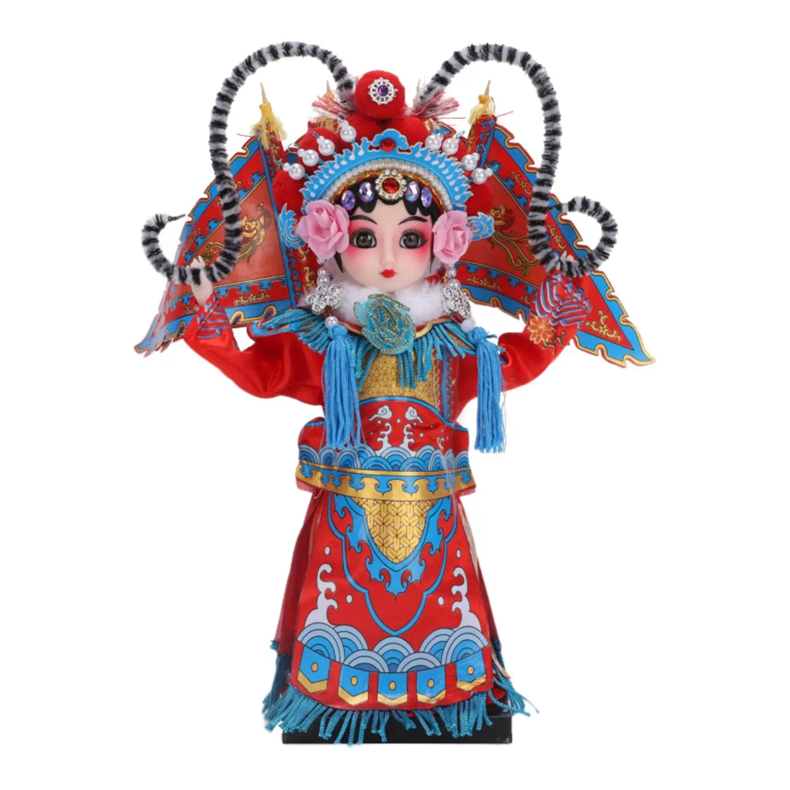Peking Opera Doll Ornament Tabletop Decoration for Bedroom Bookshelf Office