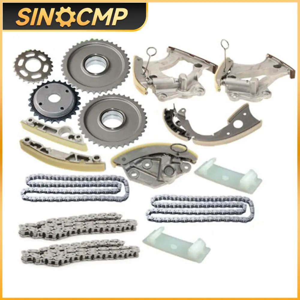 1Set Timing Chain Kit For AUDI A6 C7 A7 A8 Q5 Q7 S5 VW TOUAREG 3.0T V6 w/Gears 2012-16 Automobile Professional Accessories