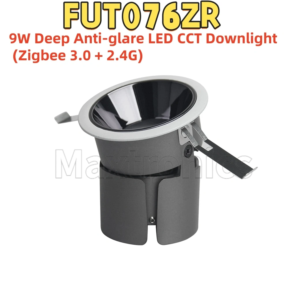 NUOVO 9W/18W RGB + CCT (Zigbee 3.0 + 2.4G) Faretto da incasso a LED MIBOXER AC110V 220V Profondo antiriflesso Tuya WiFi RF Remoto FUT076ZR/077/FUT078ZR