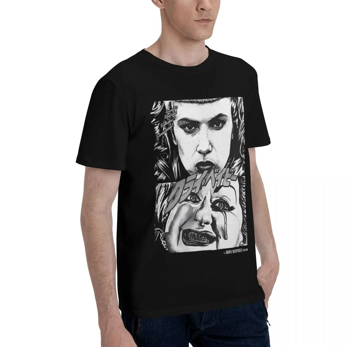 CRY BABY Hatchet Face John Waters 100% Cotton Casual Breathable Confortable Summer New Gifts And T-Shirts Clothes Men