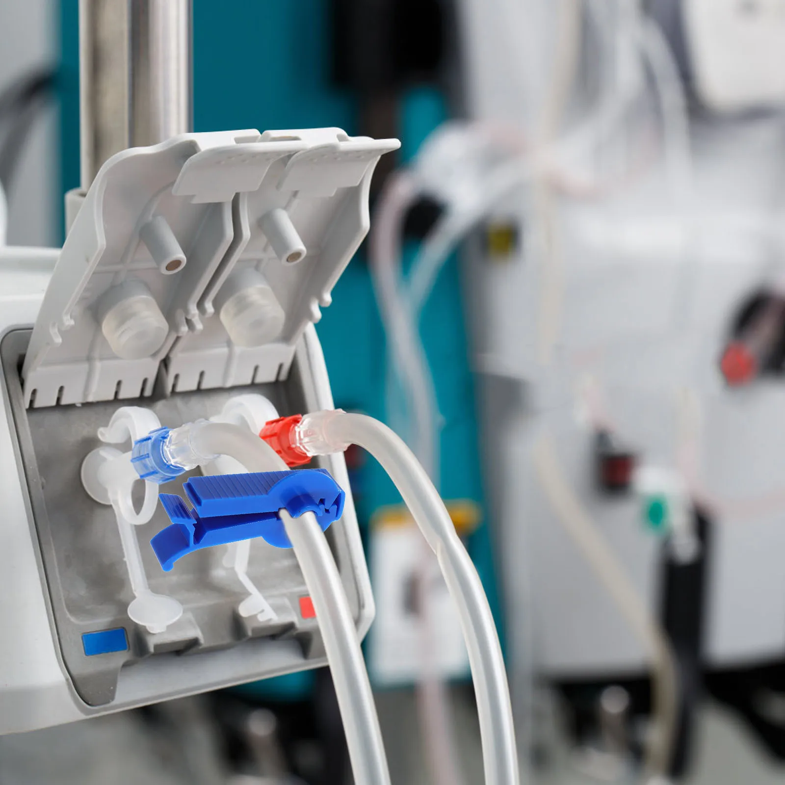 6Pcs Peritoneal Dialysis Fixator Peritoneal Pipeline Clips Peritoneal Dialysis Tubing Clips for Patients