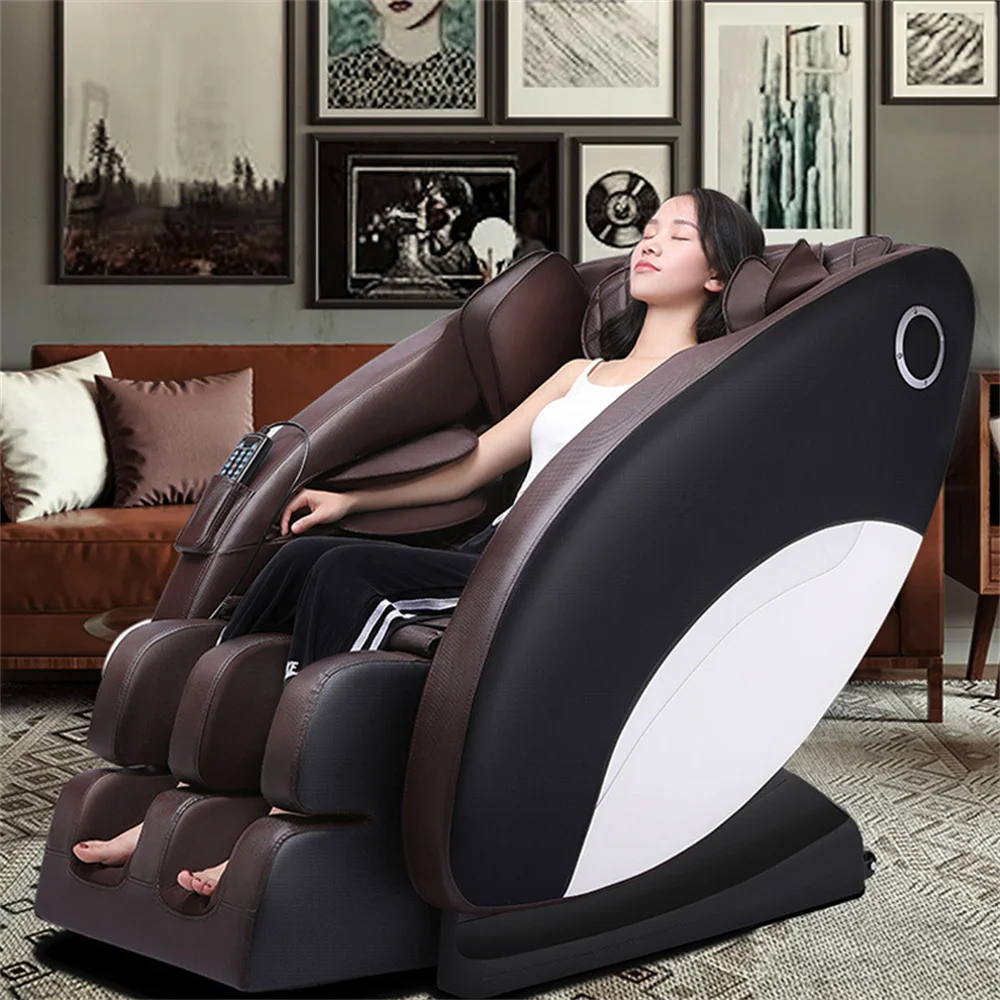 Large screen chair massage electric smart home use body care massage chair 4d sl track zero gravity stretcher