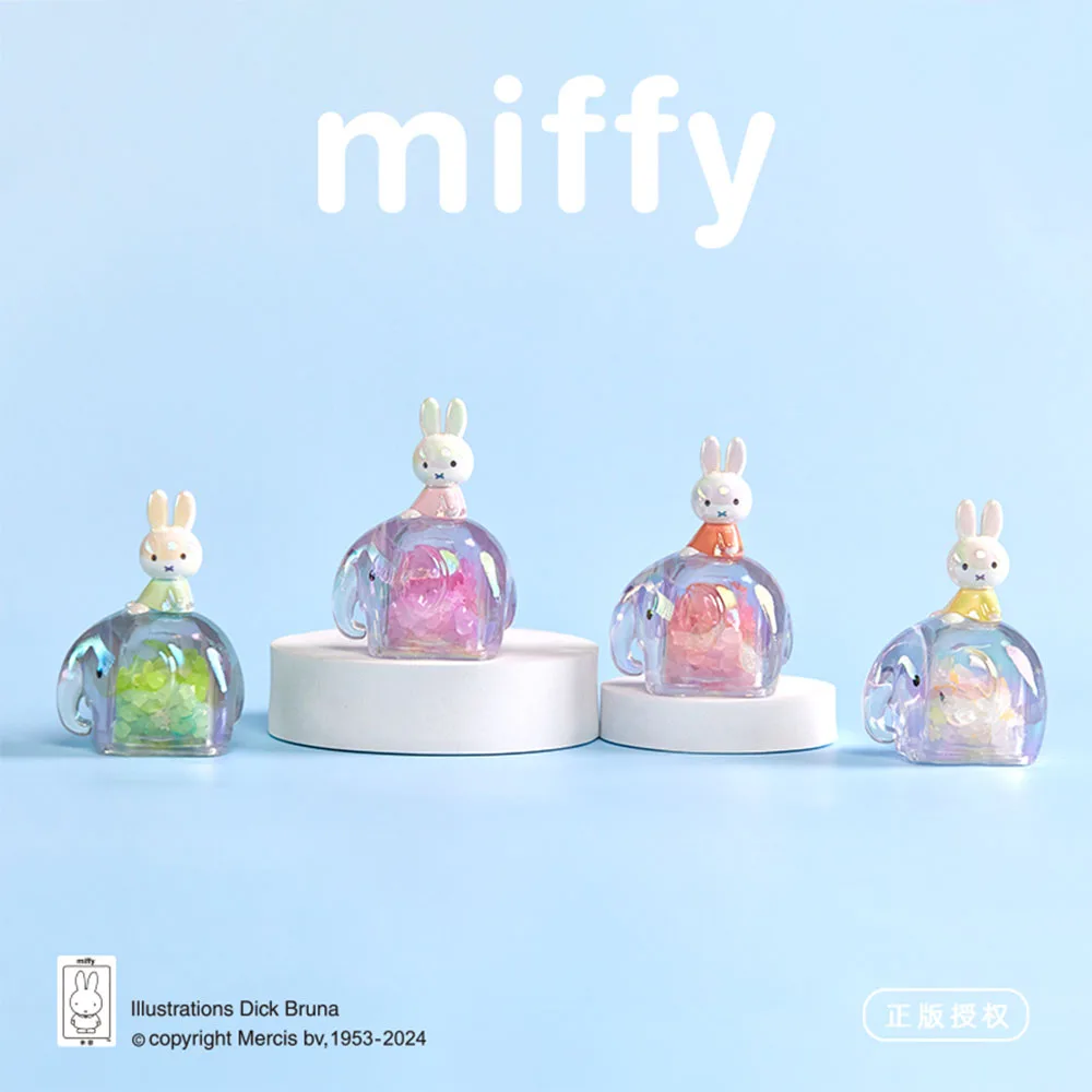 

Оригинальный Kawaii Miffy Elephant Series слепая коробка настольный орнамент украшение аниме периферийная фигурка кукла подарочная игрушка