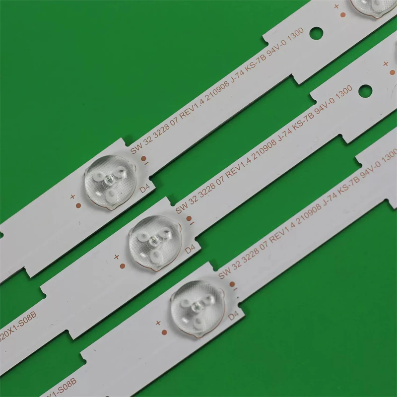 Cho Skyworth 32E350E 32E320W 32E306C SW323228 07 1PCS = 7LED LBUA-SDL320X1-S08B SW 32 3228 07 REV1.4 1 Cái = 580 Mm 1 Bộ = 3