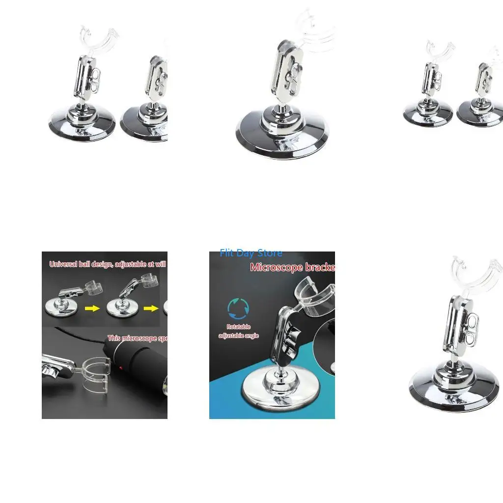 F92C All-Directional Rotary Holder Universal USB Digital Microscope Stand Holder Bracket Accessories Fit for Repair Soldering