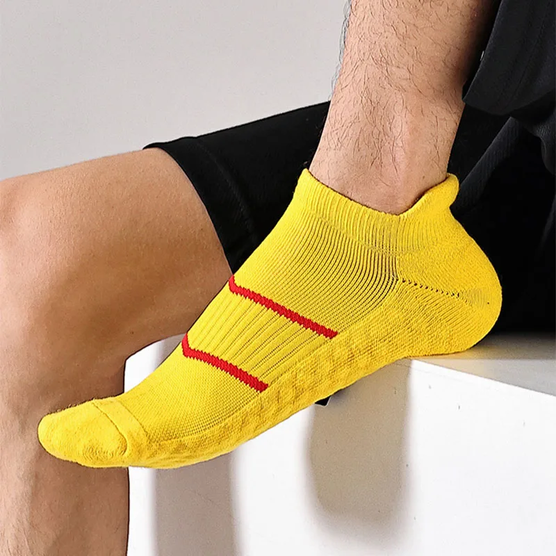 1/3/5 Pairs Men's Athletic Ankle Socks Breathable Low Cut Running Gym Sports Sock Soft Comfortable High Quality Casual Sox